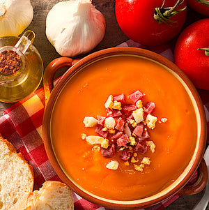 SPANISH SALMOREJO (GAZPACHO) SOUP