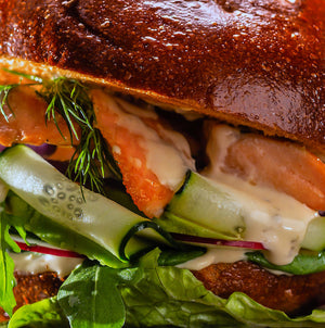 SALMON BURGERS