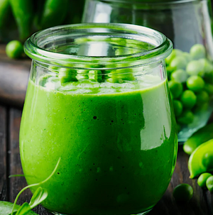 MINT GREEN PEA GAZPACHO