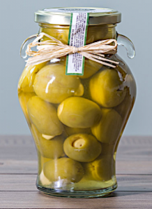 GARLIC STUFFED OLIVES
