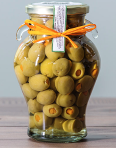 ORANGE-STUFFED OLIVES