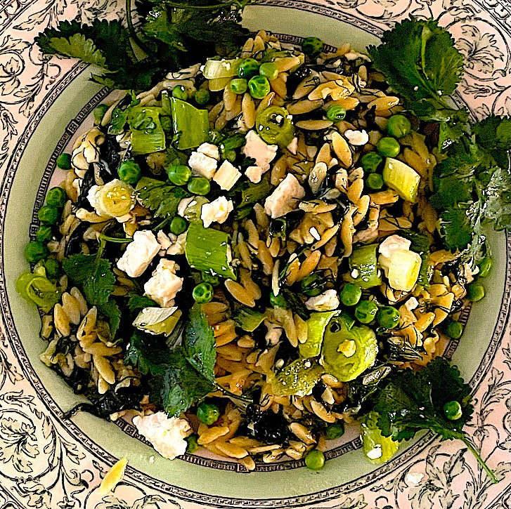 MELISSA'S ORZO WITH SPINACH & FETA