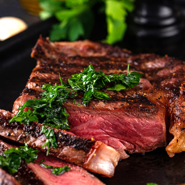 AUSSIE RIB EYE + CHIMICHURRI