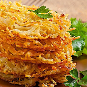 LACY LATKES + SPECIAL SAUCE