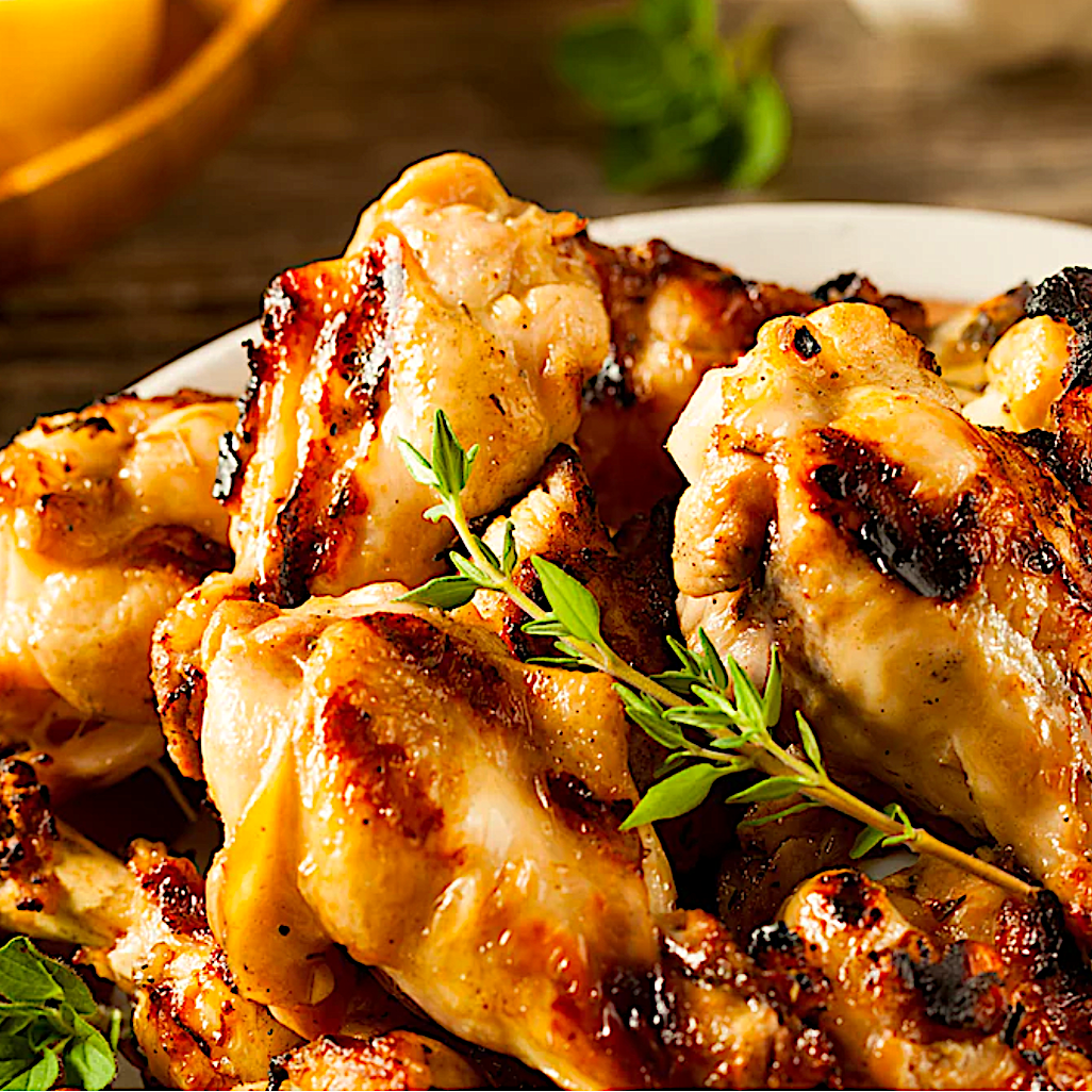 LEMON PEPPER GRILLED WINGS