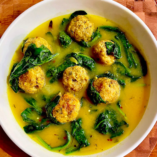 LEMONY CHICKENFETA MEATBALL SOUP KINGSTON OLIVE OIL COMPANY