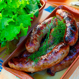 GRILLED SAUSAGE WITH MARINADE