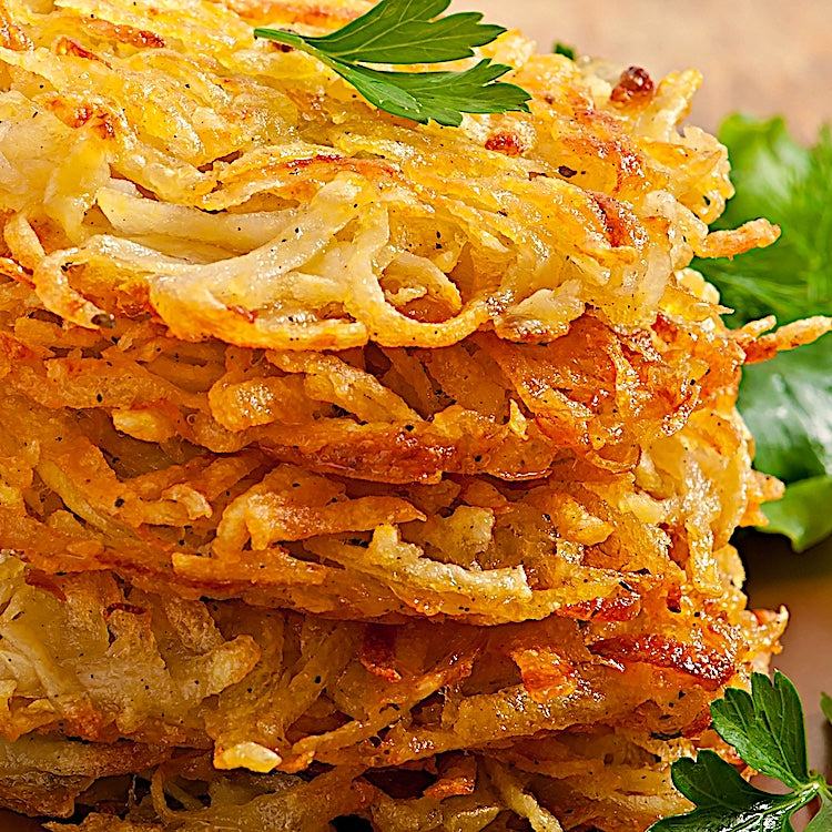 LACY LATKES + SPECIAL SAUCE