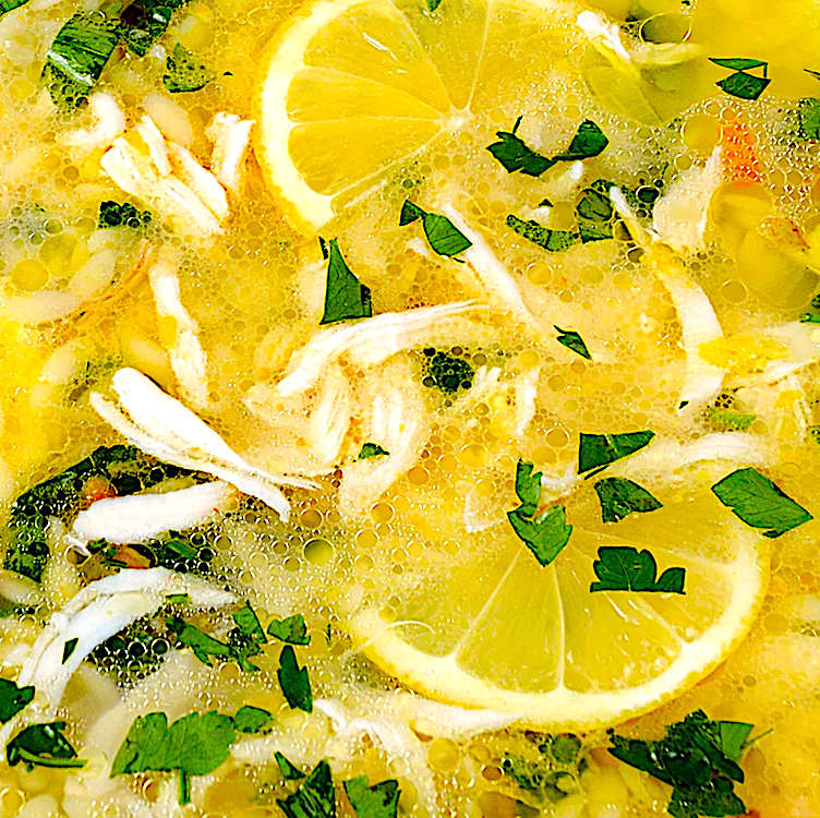 CHICKEN SOUP WITH ORZO