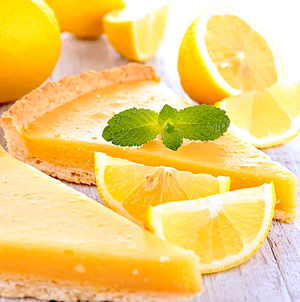 LEMON OLIVE OIL TART