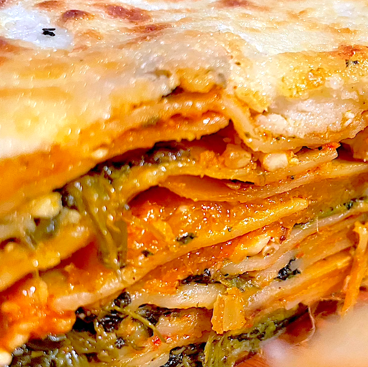 BUTTERNUT SQUASH LASAGNA PIE