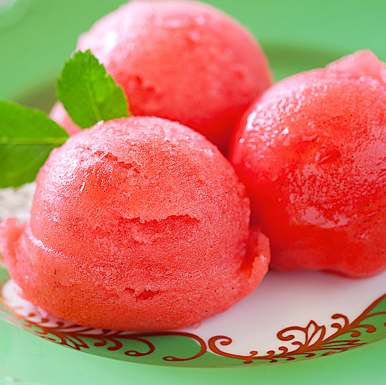 NO-CHURN WATERMELON SORBET
