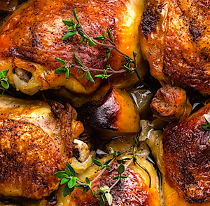 ONE PAN ROSEMARY MAPLE CHICKEN + VEGGIES