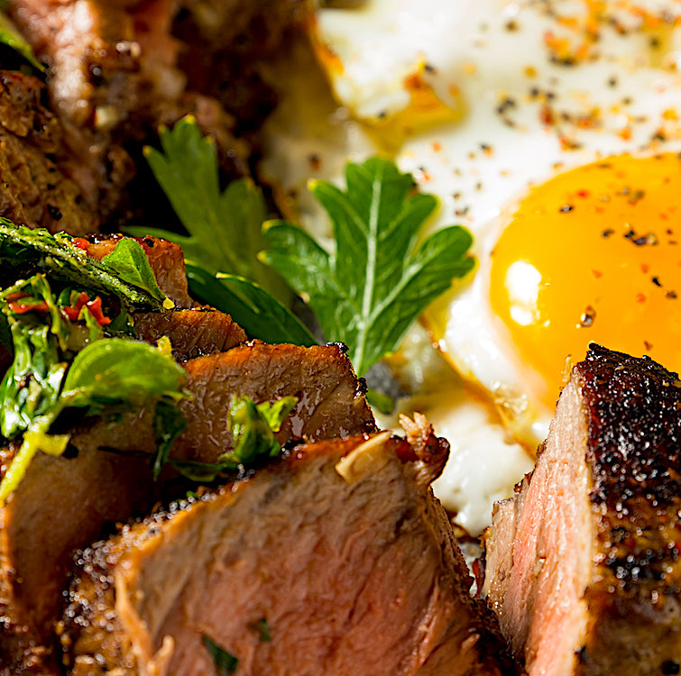 POSH STEAK & EGGS BREAKFAST