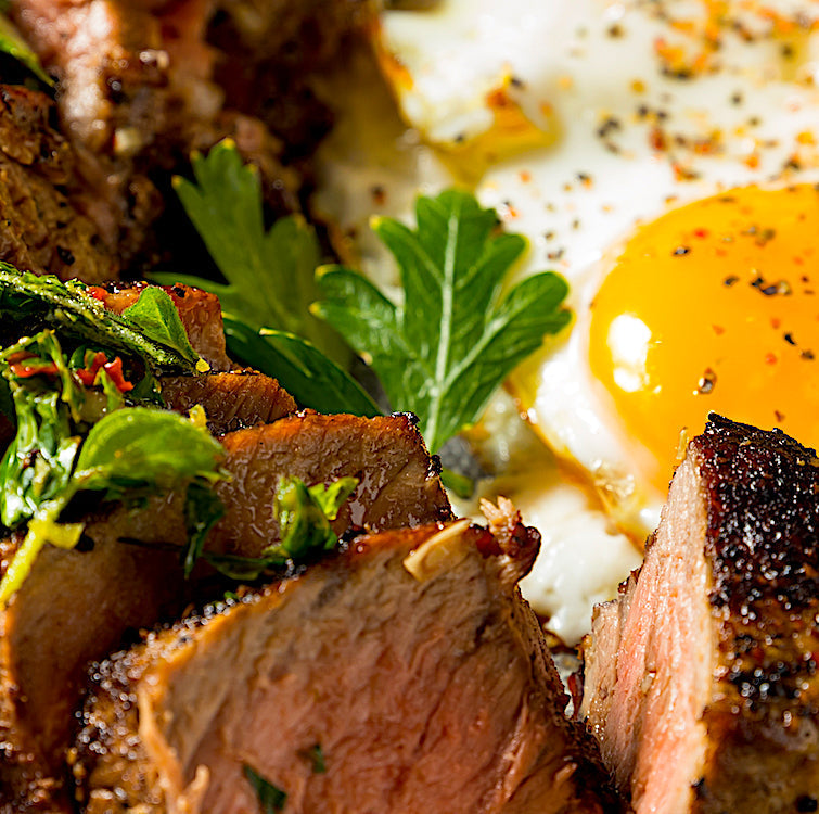 POSH STEAK & EGGS BREAKFAST