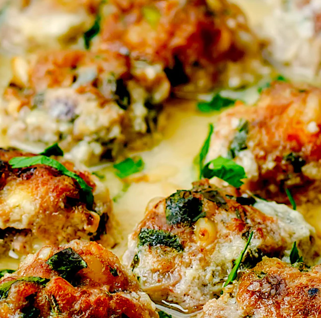 GREEK MEATBALLS (KEFTEDES) IN LEMON SAUCE