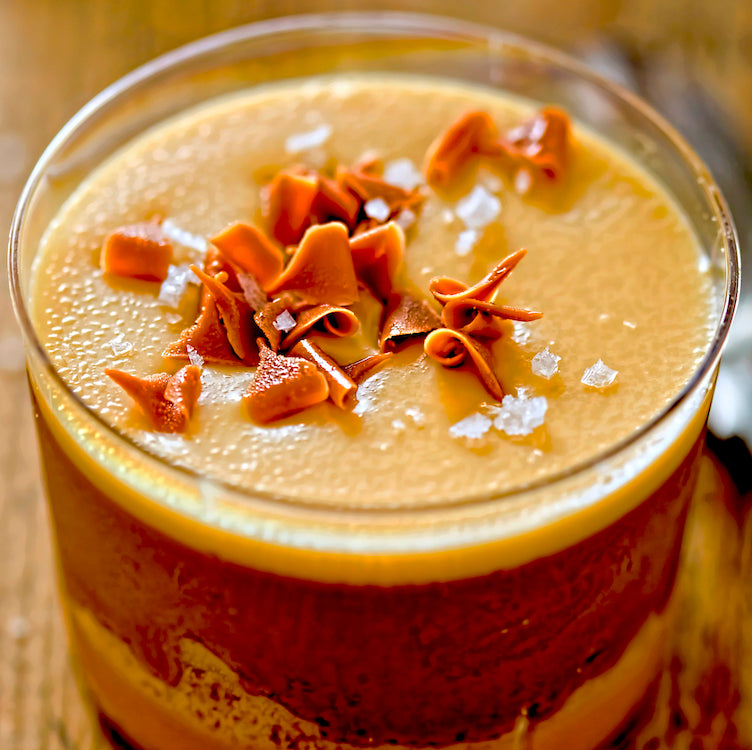 CHOCOLATE BUDINO WITH SALTED CARAMEL