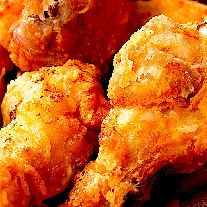 CRISPY NO-FRY FRIED CHICKEN