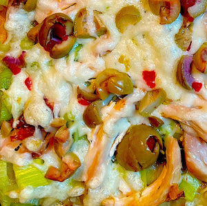 CHICKEN LEEK PIZZA