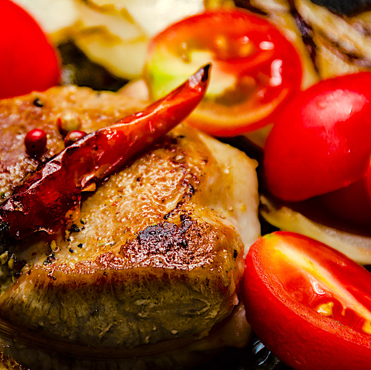 APRICOT-GOCHUJANG PORK MEDALLIONS