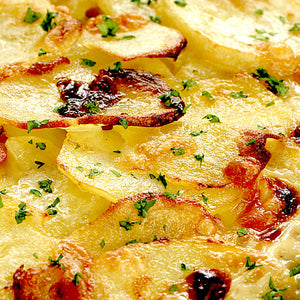 POTATOES AU GRATIN (SCALLOPED)