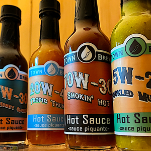 OIL TOWN BREWING HOT SAUCES +